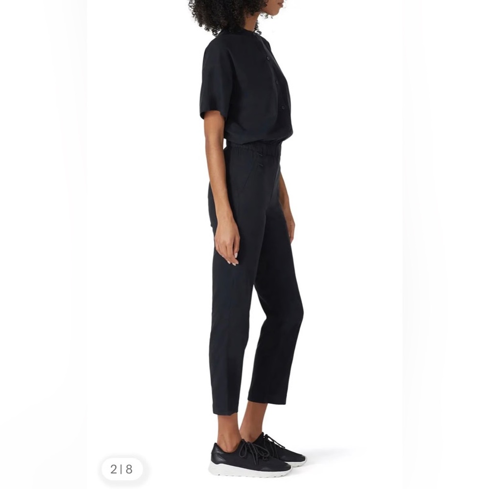 Lululemon Athletica perfectly poised short sleeve Black Jumpsuit - Picture 2 of 9
